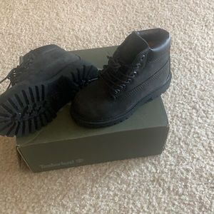 Black Timberland, size 9 (toddler)